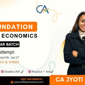 Ca Foundation-ECONOMICS